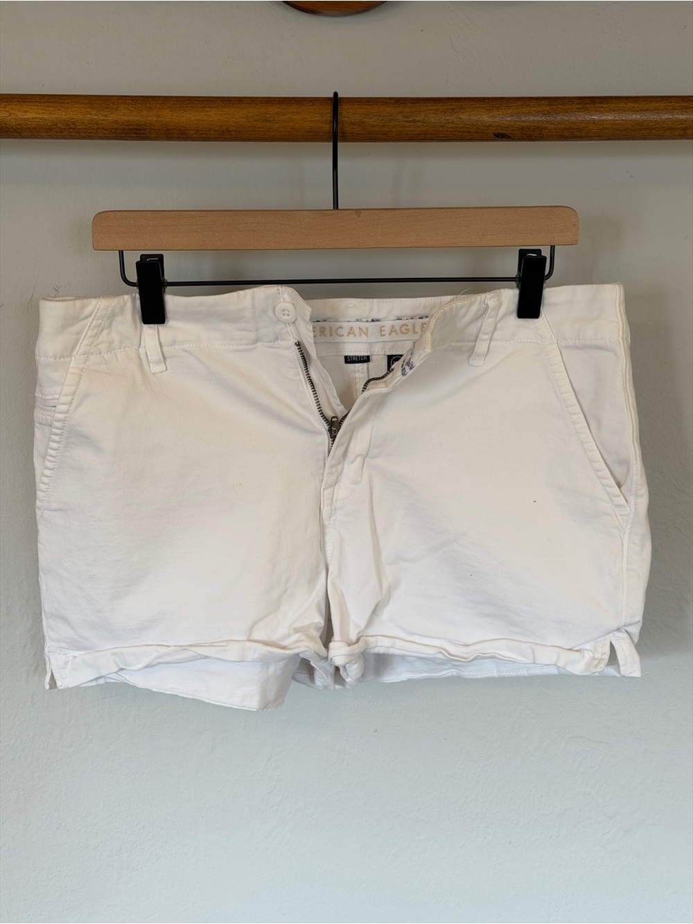 American Eagle Outfitters Women’s White Denim Shorts